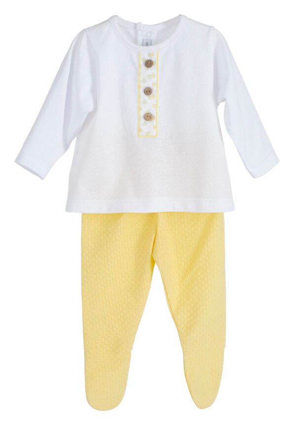 Conjunto Polaina Frisa Calamaro bebe niño 11106