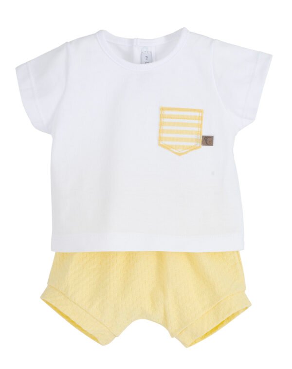 Conjunto Pololo Frisa Calamaro bebe niño 11108