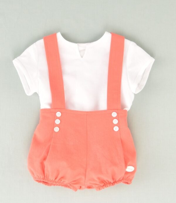 Conjunto peto bebe coral cocote 53020 - Imagen 3