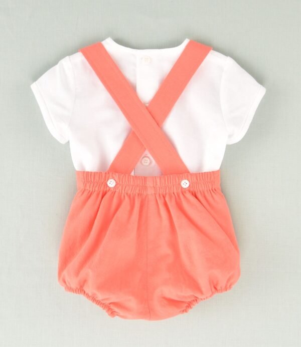 Conjunto peto bebe coral cocote 53020 - Imagen 4