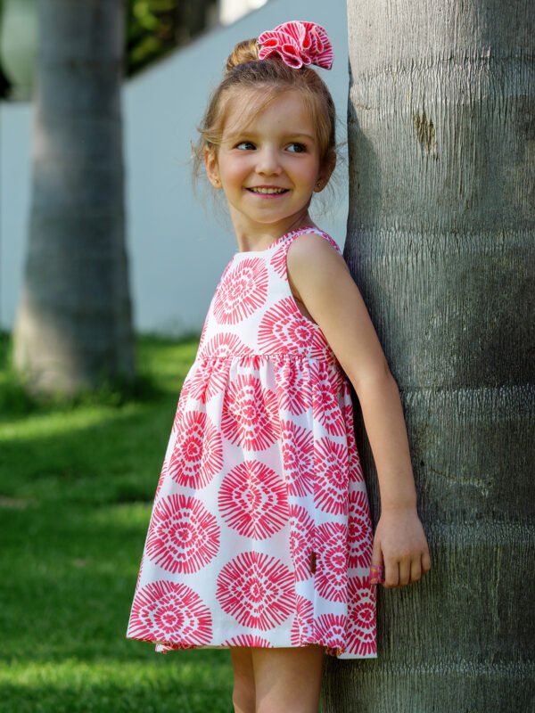 Vestido boho niña de cocote 53080