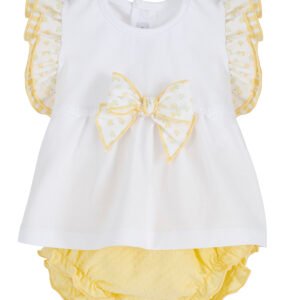 Conjunto Pololo Frisa Calamaro bebe niña 11107