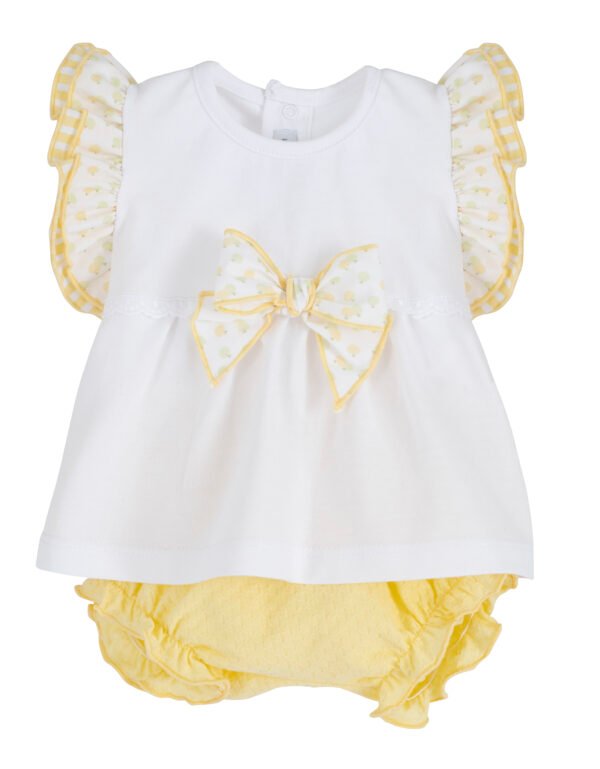 Conjunto Pololo Frisa Calamaro bebe niña 11107