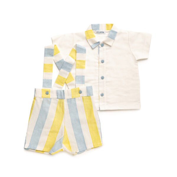 Conjunto camisa rayado de juliana 25191 - Imagen 3