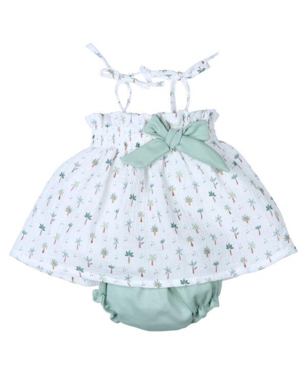 Vestido engomado palmeras de popys 30508