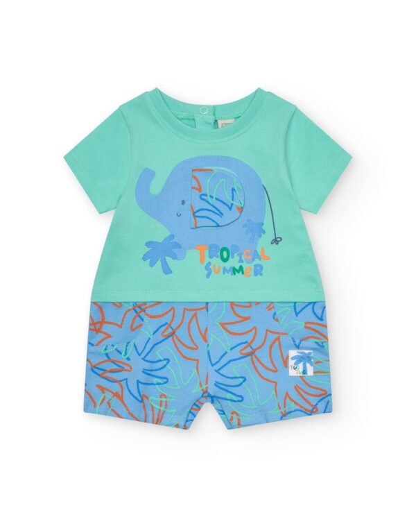 Pelele niño estampado elefante tuc-tuc