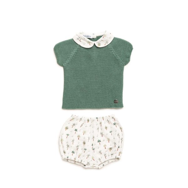 Conjunto pantalón tela palmeras 25087 de juliana