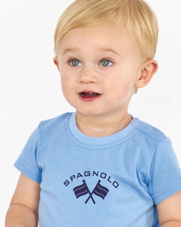 Set camiseta banderas + bermuda bebé de spagnolo 3246 - Imagen 2