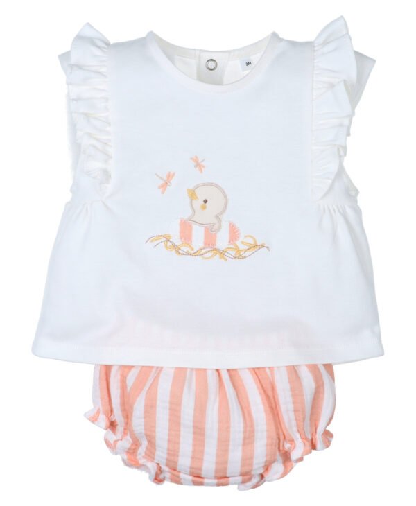 Conjunto pajarito bebé niña de popys 30525