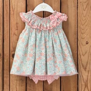 Vestido con braga liberty de Valentina bebés