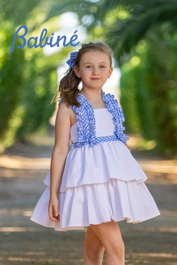 Vestido cuadros vichy de Babiné