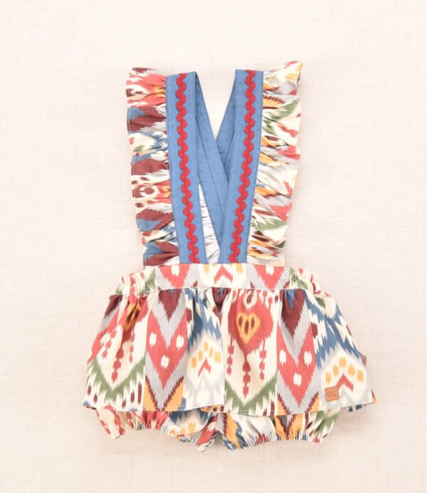 Conjunto peto short étnico de niña José Varón - Imagen 7