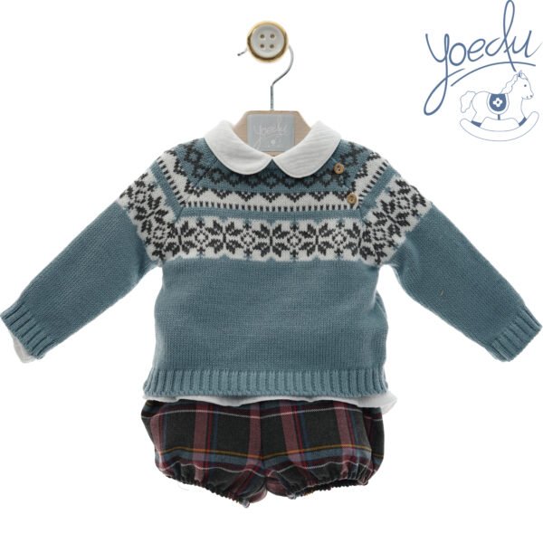 Conjunto baby niño 3 piezas de yoedu  0202