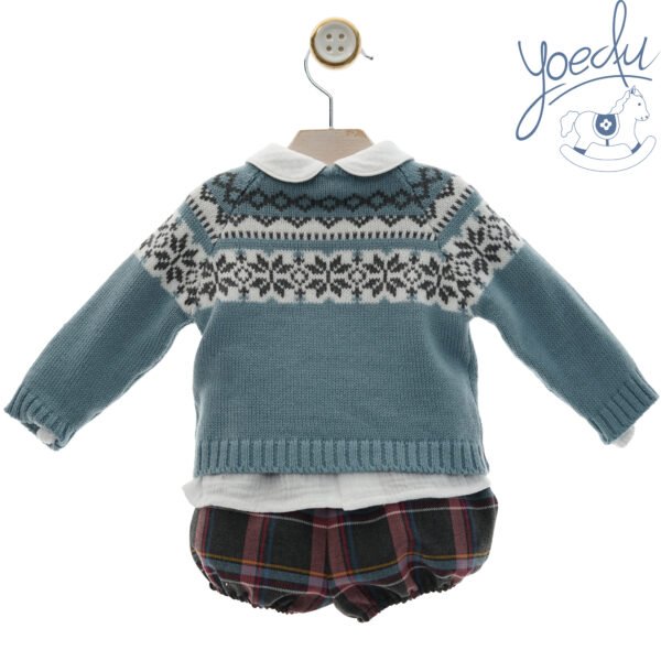 Conjunto baby niño 3 piezas de yoedu  0202 - Imagen 2