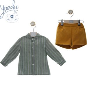 Conjunto bebé niño yoedu familia organza