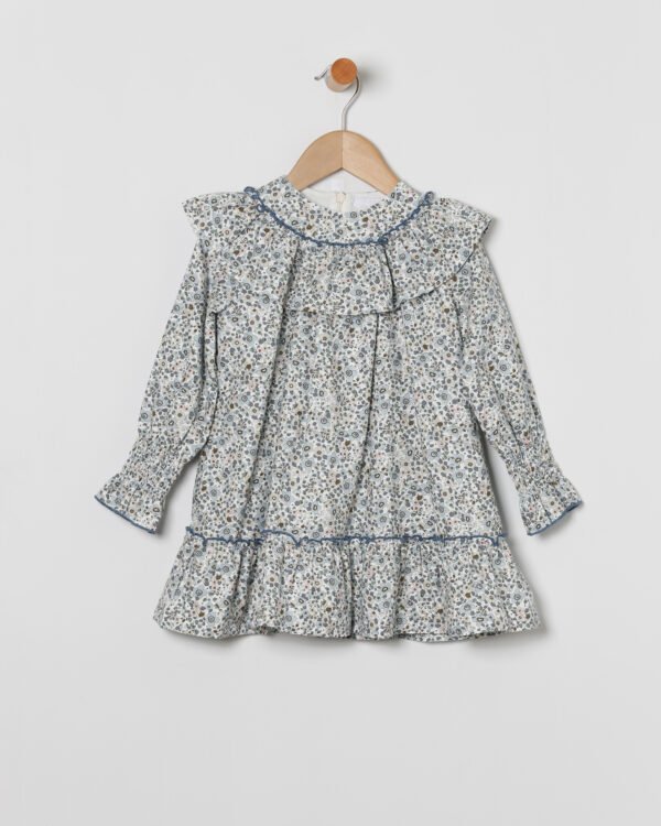 Vestido de niña estampado flores coco acqua 50489 - Imagen 3