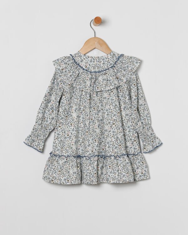 Vestido de niña estampado flores coco acqua 50489 - Imagen 4
