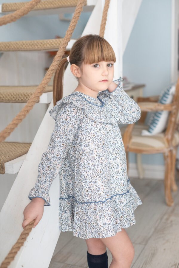 Vestido de niña estampado flores coco acqua 50489 - Imagen 2