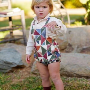 Conjunto peto Geométrico de niño Cocote