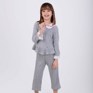 Conjunto Infantil jersey y pantalón canalé de Nekenia 2511001