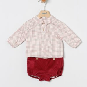 Conjunto y camisa bloomer bebé coco acqua 80662