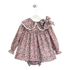 Jesusito borgoña estampado flores de Valentina bebés hada 93