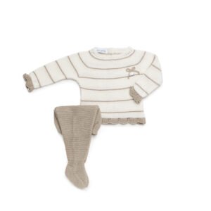 Conjunto Polaina 2 piezas rayado Juliana 26054