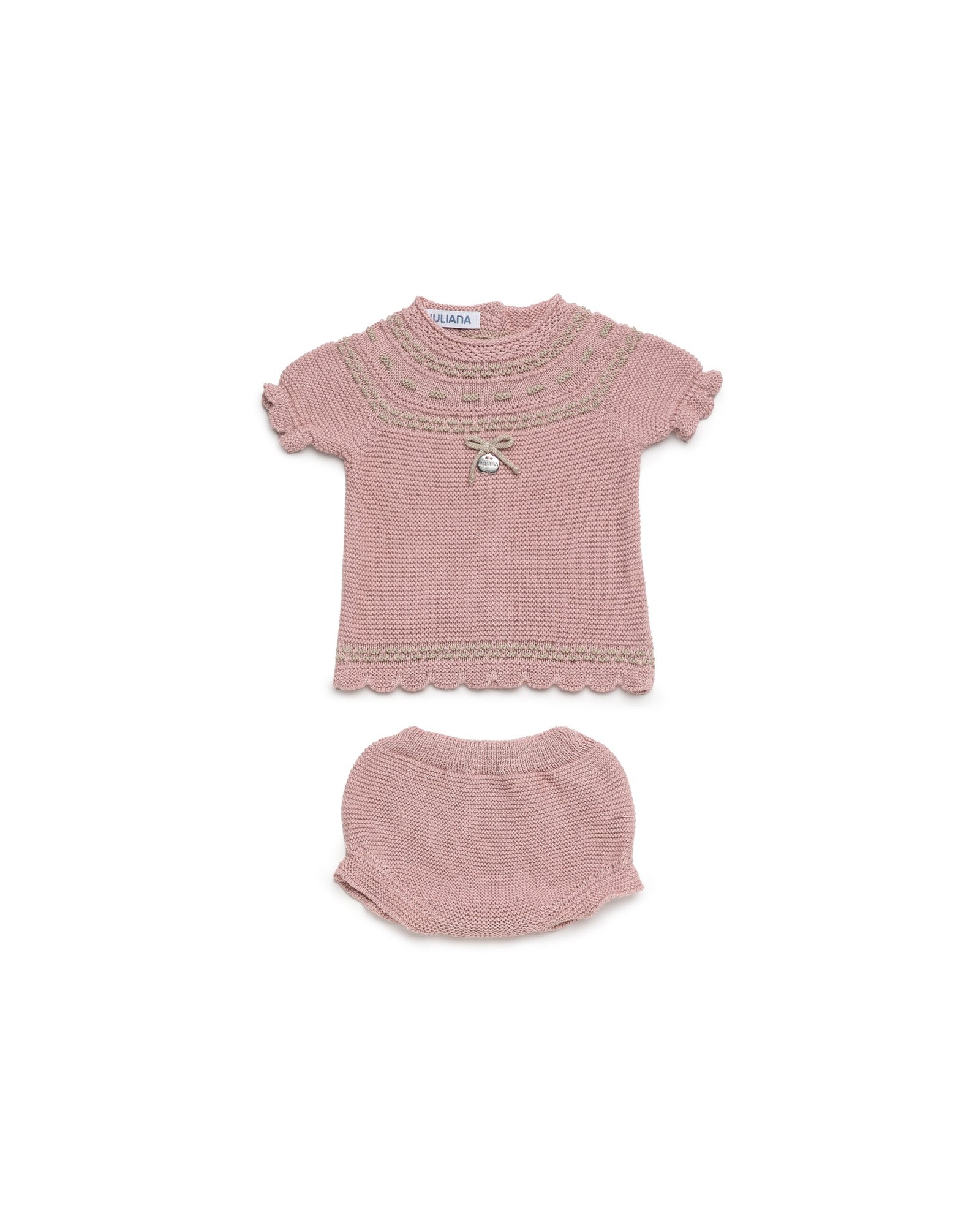 Conjunto braga punto canesú motas de Juliana 26064