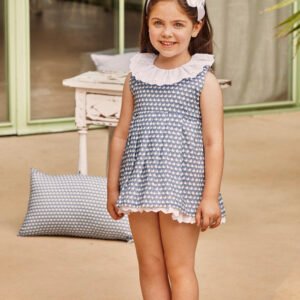 Vestido cortado cintura ballenas de Juliana 26205