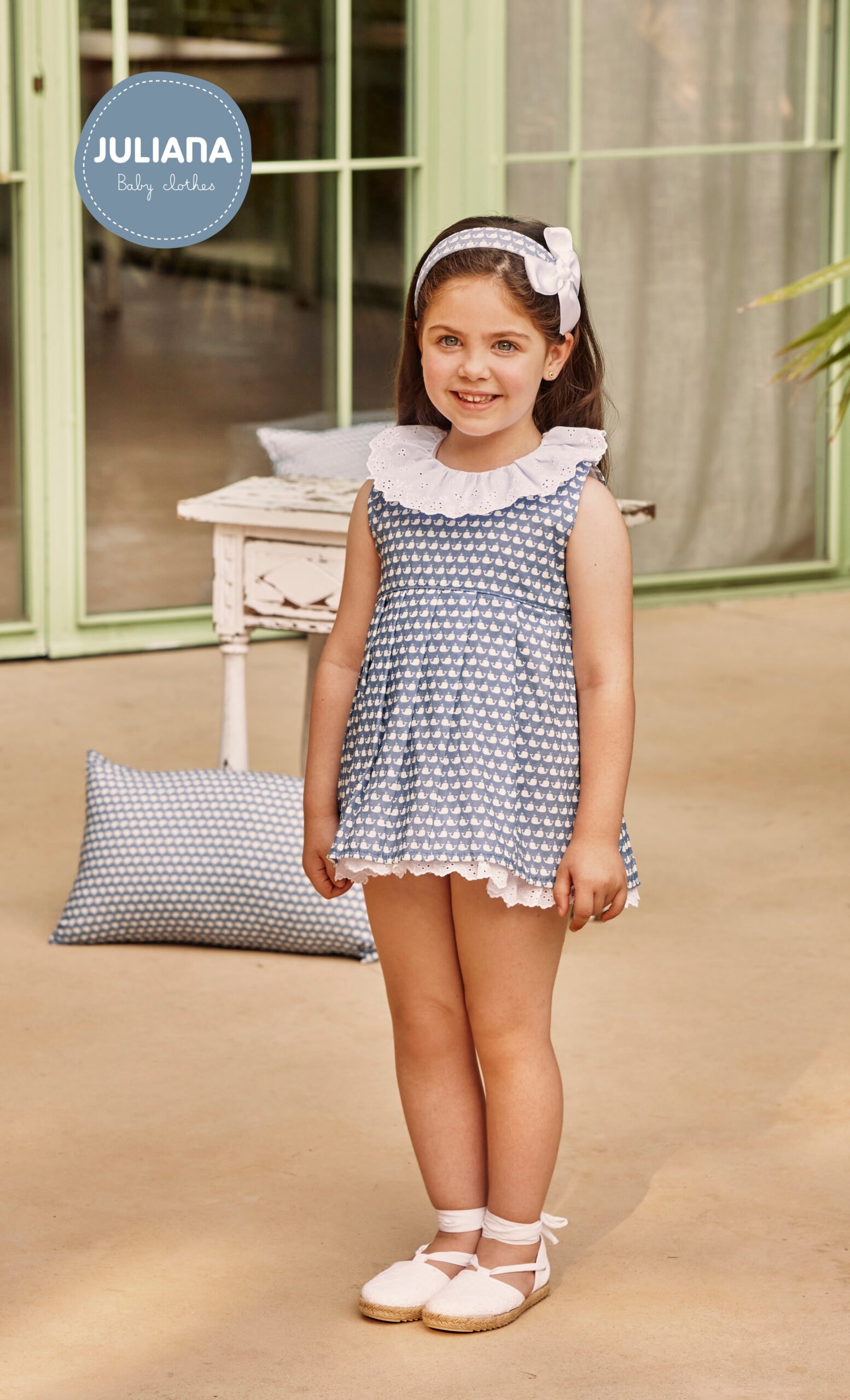 Vestido cortado cintura ballenas de Juliana 26205