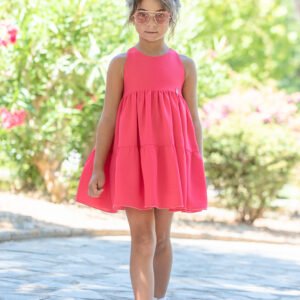 Vestido niña coral de vera 26VV02