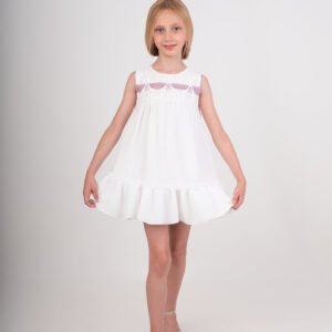 Vestido de tirantes nekenia con tul 2621803