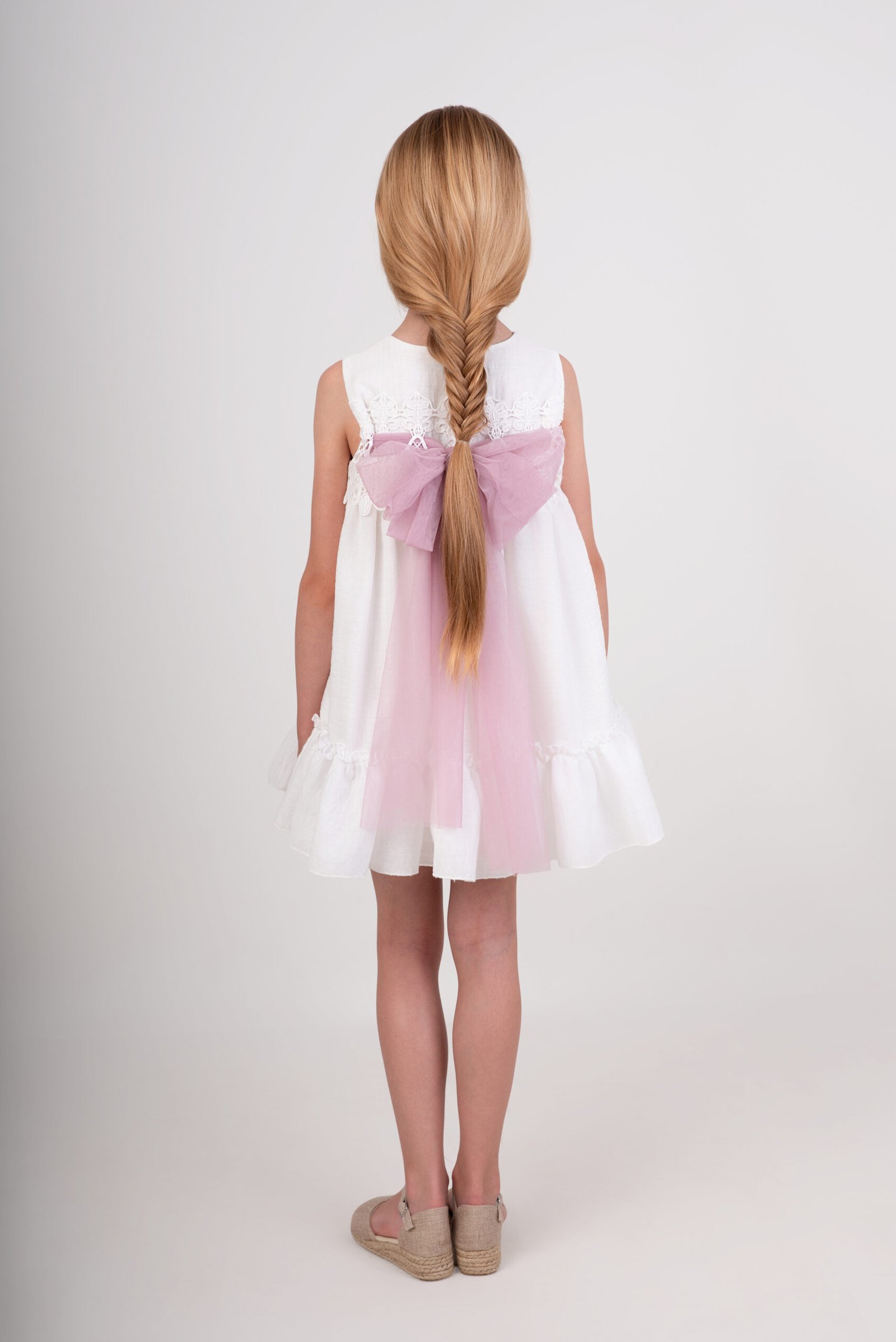 Vestido de tirantes nekenia con tul 2621803 - Imagen 2