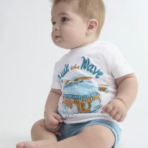 Conjunto bermuda cocoblub bebe niño de canada house 26352520