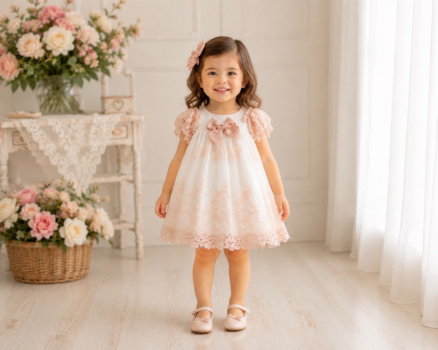 Vestido y culote de valentina bebes Love2