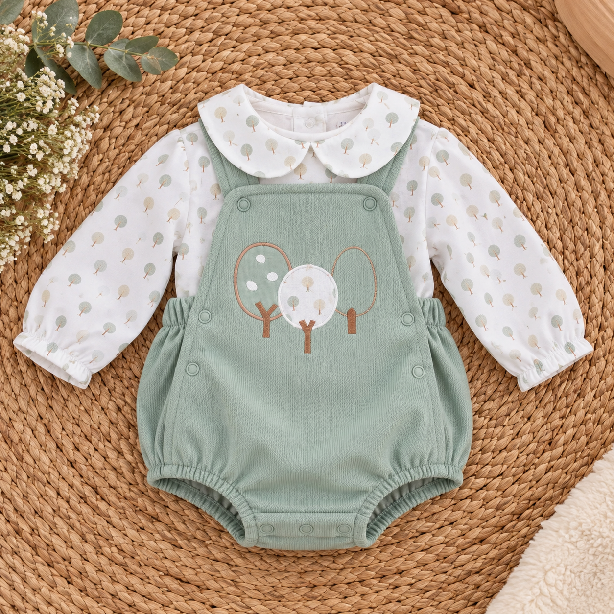Conjunto-peto-niño-arbolitos-2-piezas-32645-popys - Imagen 2